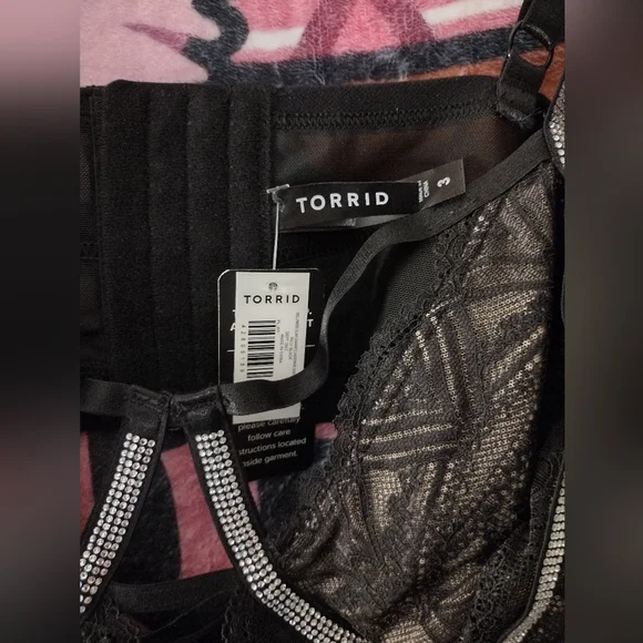 Torrid Plus Size Black Lingerie Chemise - Torrid Size 3 - Picture 3 of 9